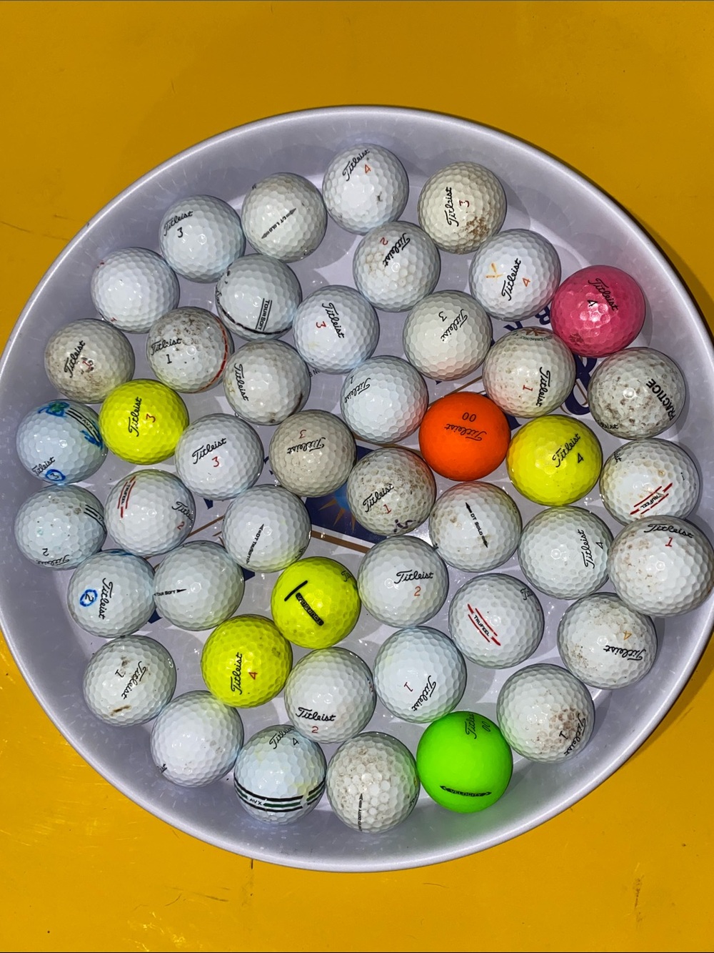 Assorted Titleist Golf Balls